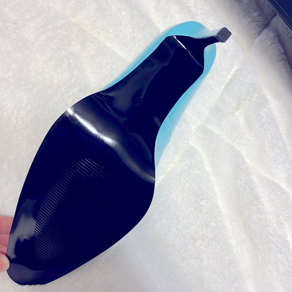 BIBERON Teal 4 inch heels size 9.5 - Picture 6 of 10